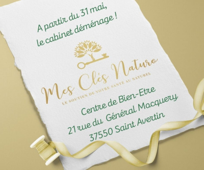 Le cabinet change bientôt d'adresse !