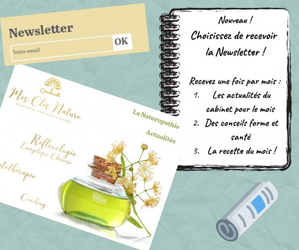 Nouveau à partir de Janvier : la Newsletter Mes Clés Naturo !