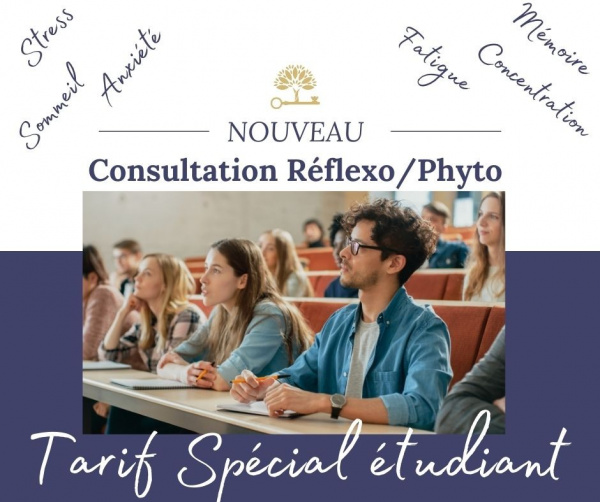 Nouveau au cabinet : une consultation Etudiant Réflexo/phyto