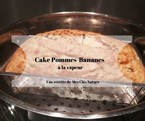 Cake Pommes-Bananes à la Vapeur Douce