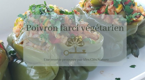 Poivron farci végétarien