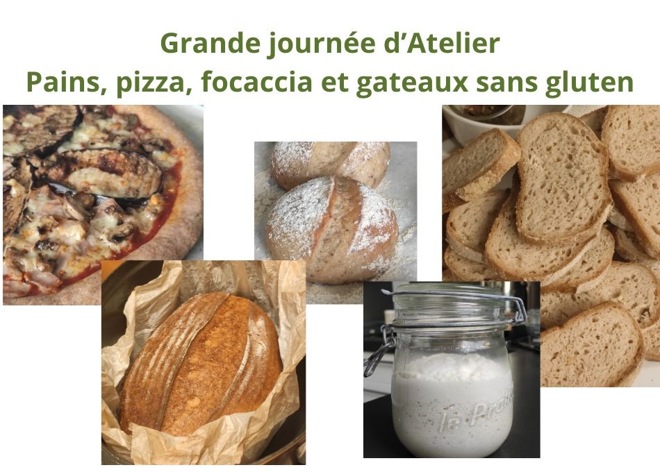 Vendredi 18 décembre : Grande Journée d'atelier : Pains, pâtes et gâteaux sans gluten